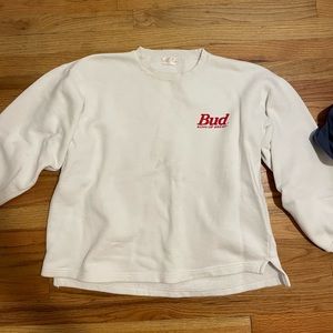 Vintage Budweiser Snowboard Sweatshirt